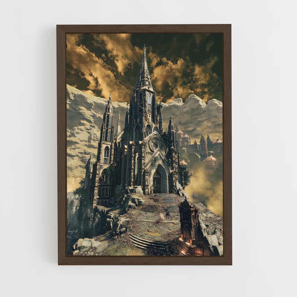 Poster Le Château de l'Oubli – affiche Dark souls (vue 5)